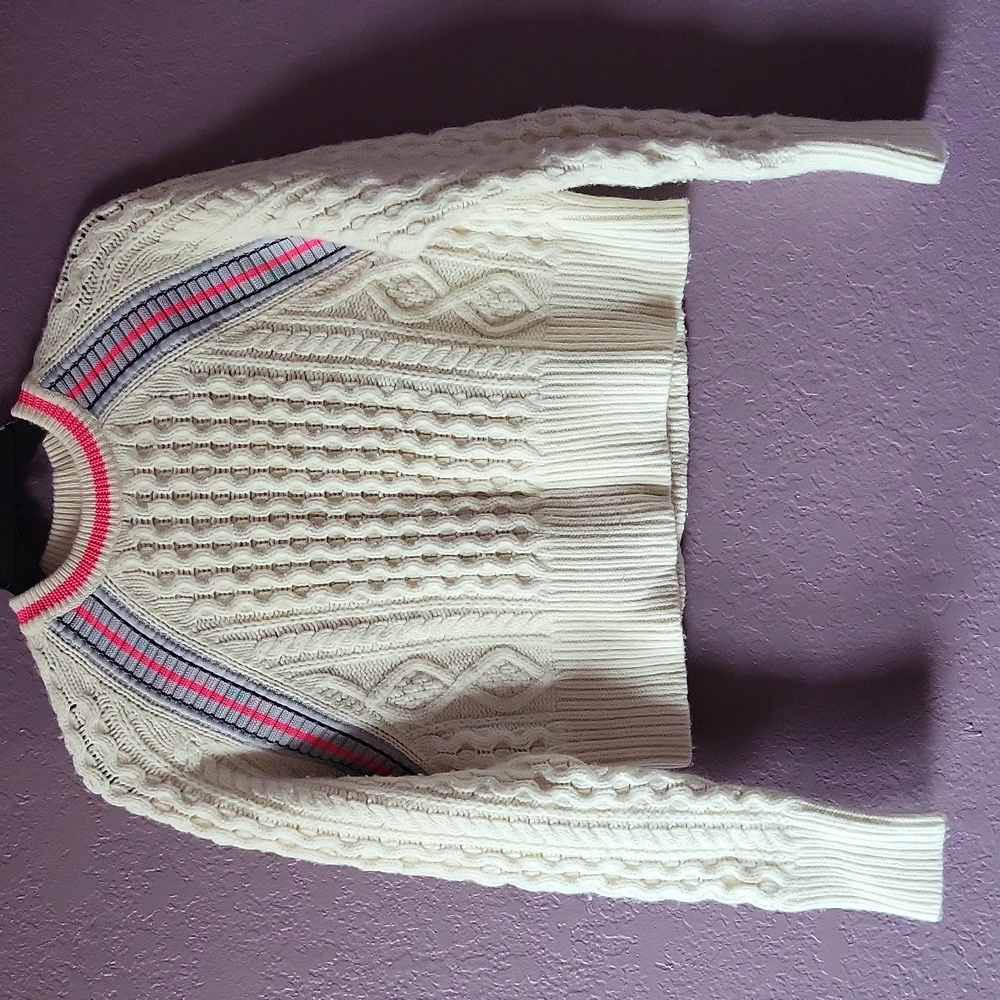 T Alexander Wang Chunky Crop Sweater
